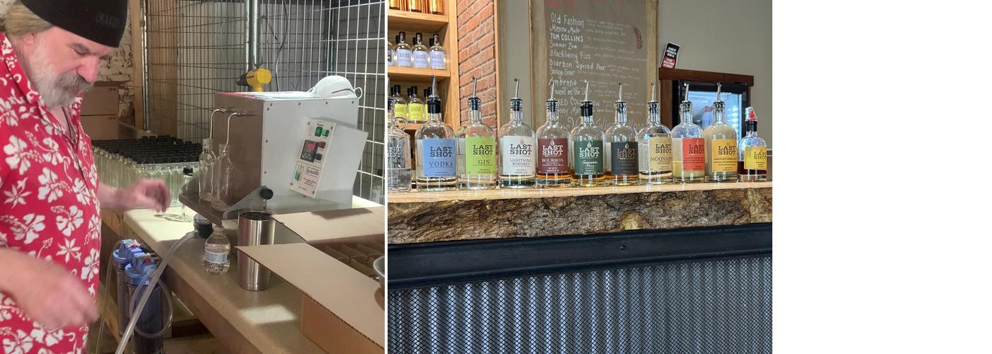 Last Shot Distillery Menu