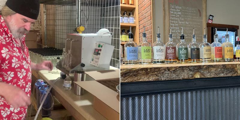 Last Shot Distillery Menu