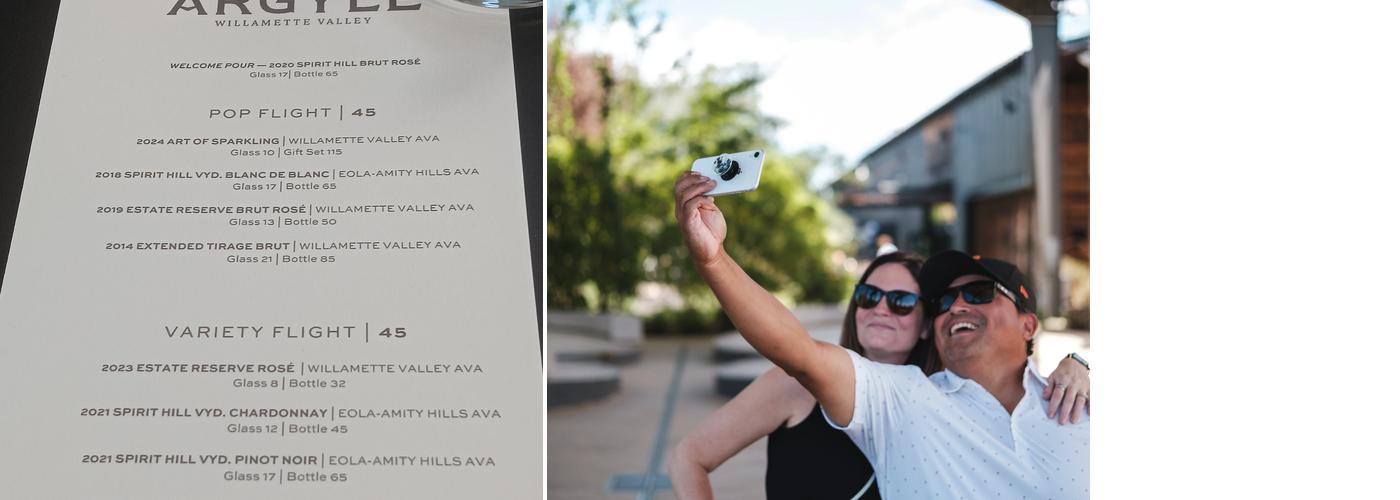 Argyle Winery Menu