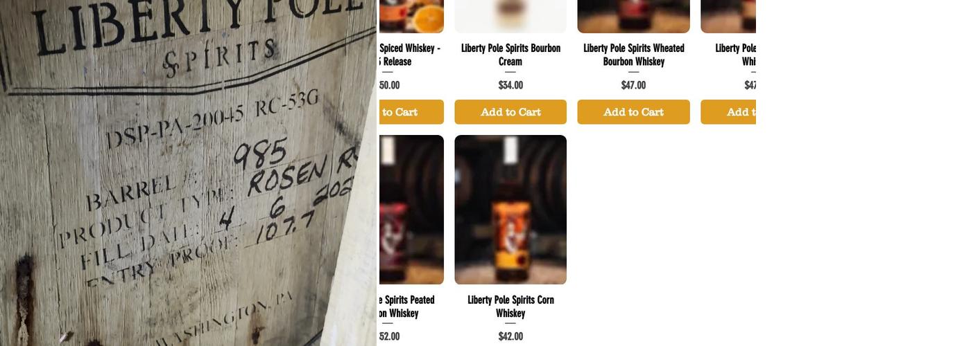 Liberty Pole Spirits Menu