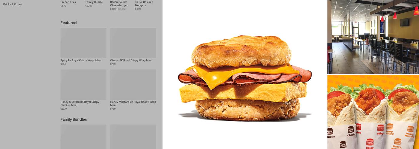 Burger King Menu