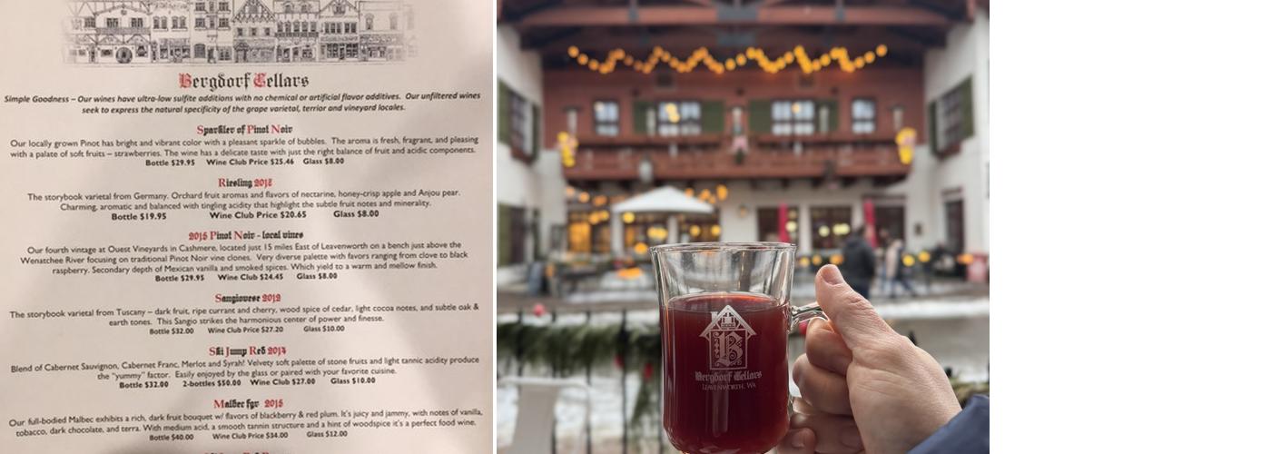 Bergdorf Cellars Menu