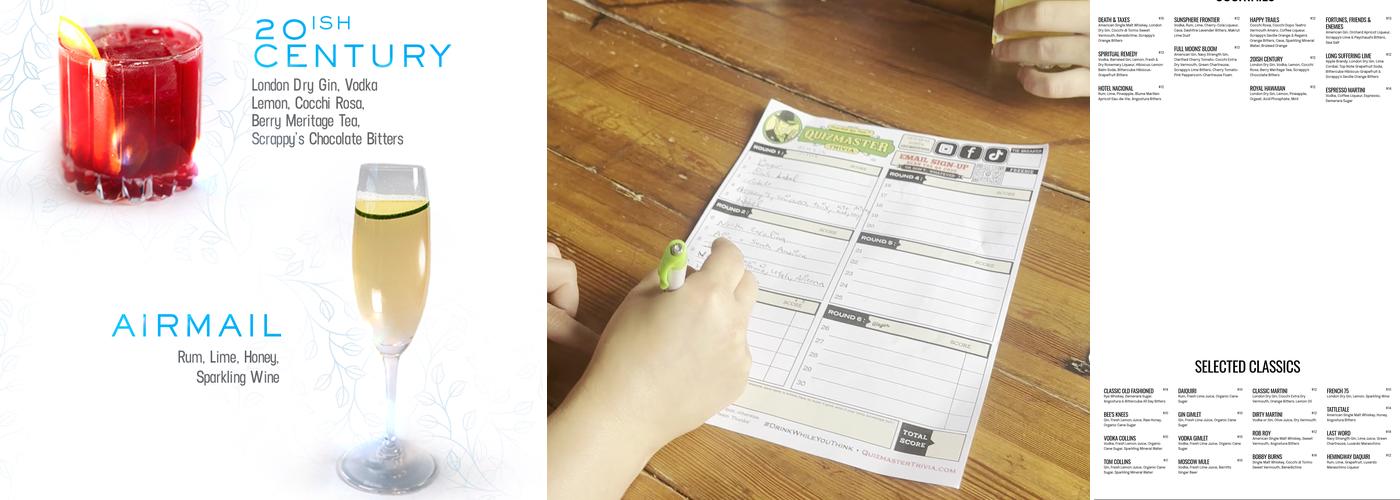 State Line Distillery Menu