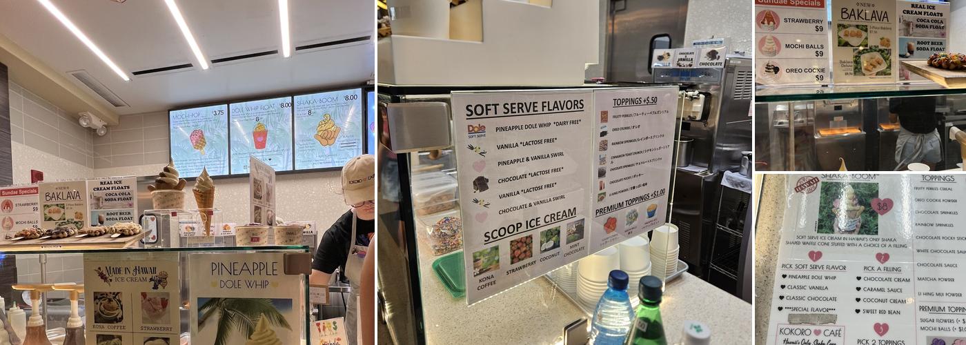Kokoro Cafe Menu