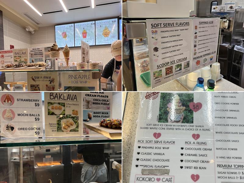 Kokoro Cafe Menu