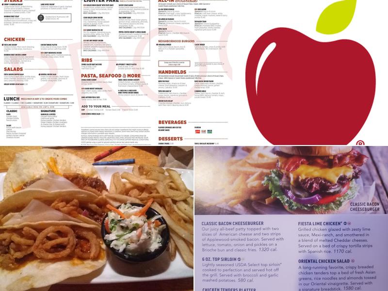 Applebee's Grill + Bar Menu