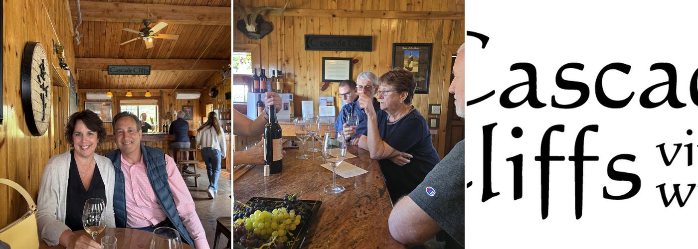 Cascade Cliffs Vineyard & Winery Menu