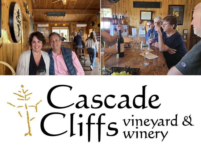 Cascade Cliffs Vineyard & Winery Menu