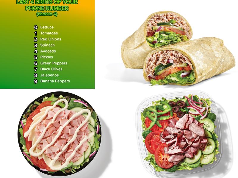Subway Menu