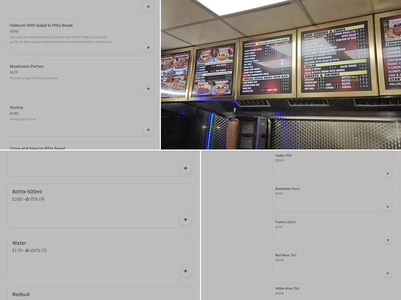 West Wickham Charcoal Grill Menu