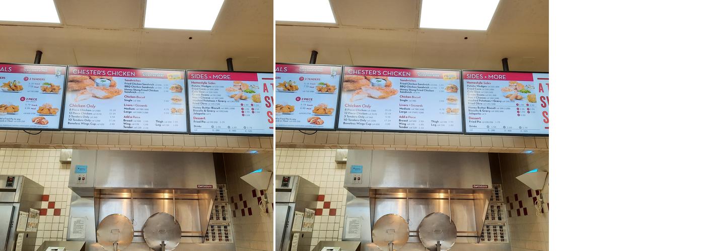 Chesters Fried Chicken Menu