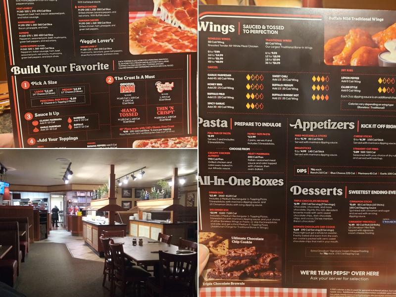 Pizza Hut Menu