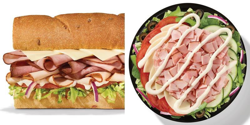 Subway Menu