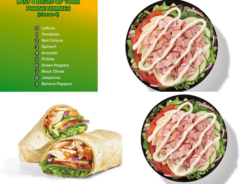 Subway Menu
