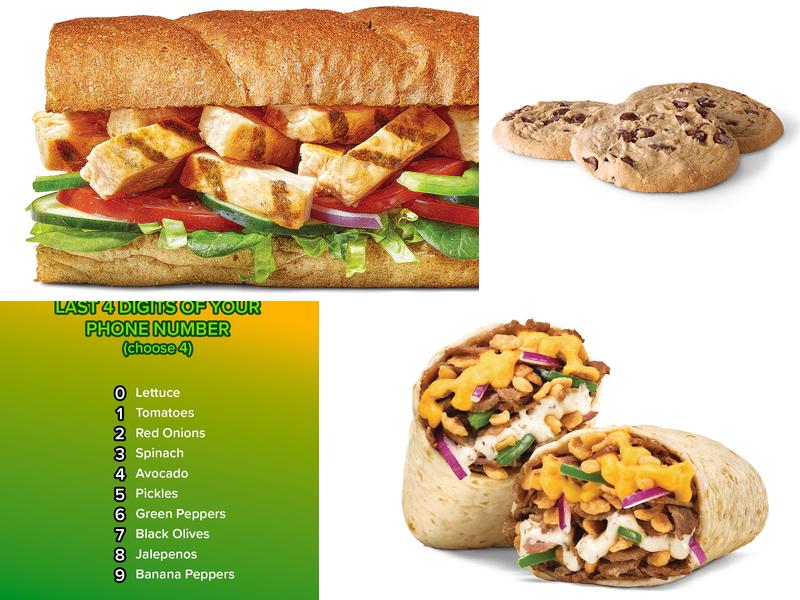 Subway Menu