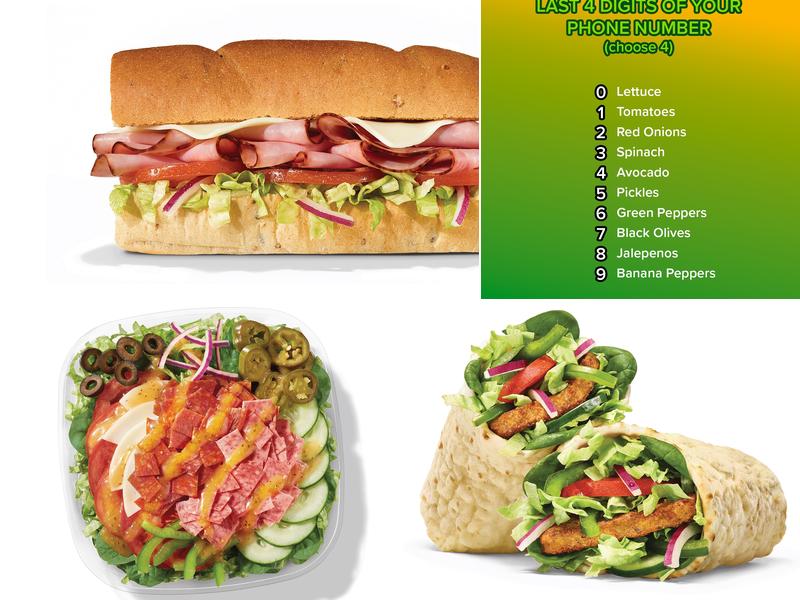 Subway Menu
