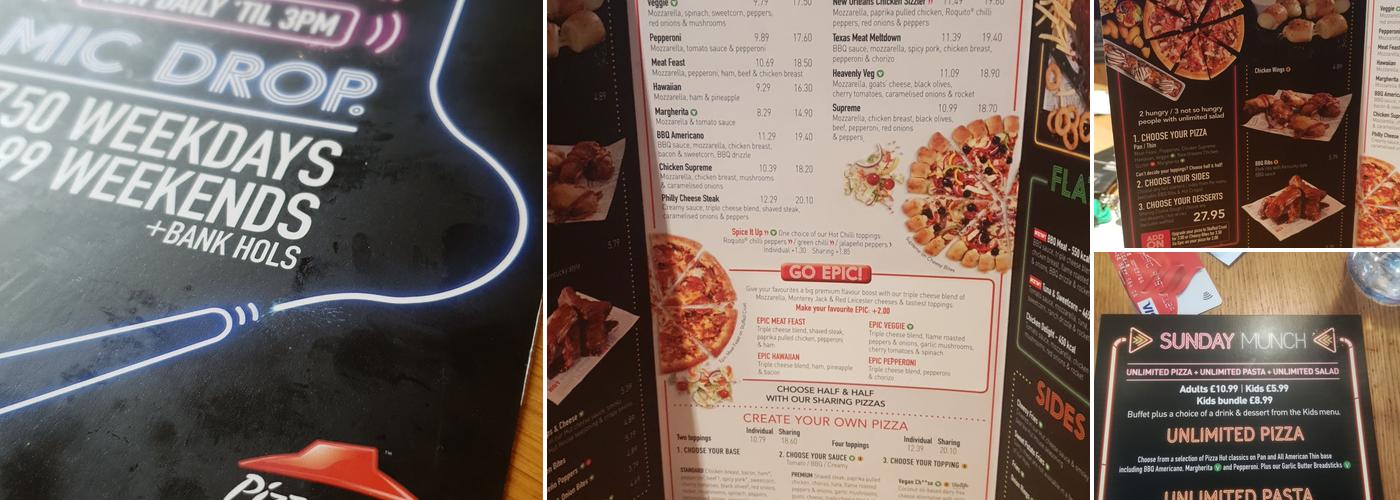 Pizza Hut Restaurants Menu
