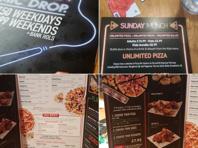 Pizza Hut Restaurants Menu