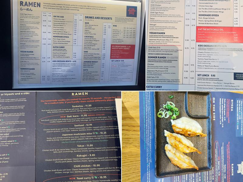 Tonkotsu Shoreditch Menu