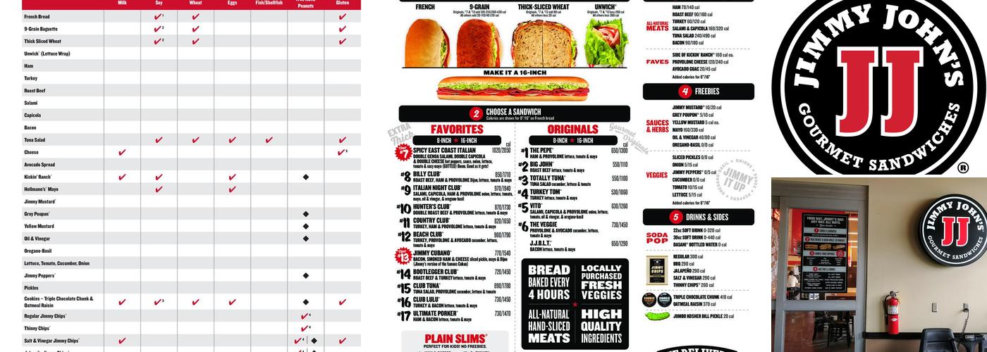 Jimmy John's Menu