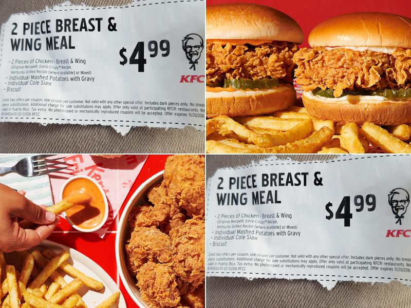 KFC Menu