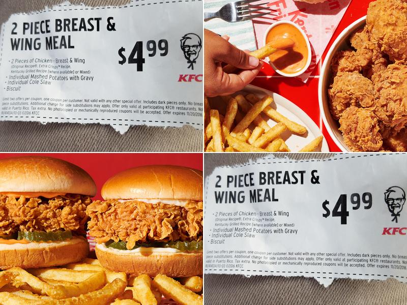 KFC Menu