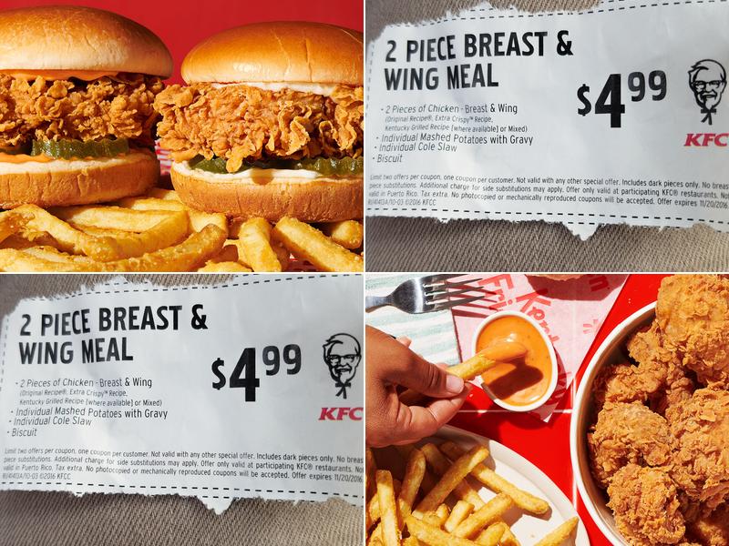 KFC Menu