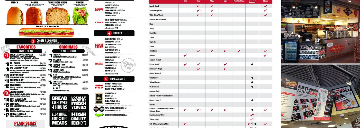 Jimmy John's Menu