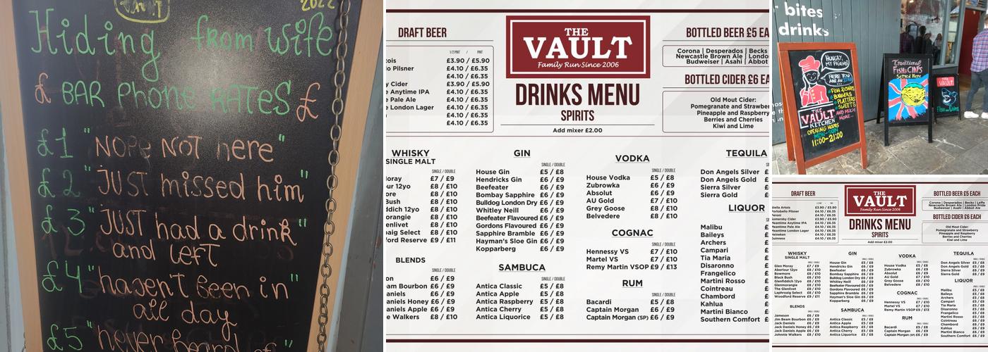 The Vault 1894 Menu