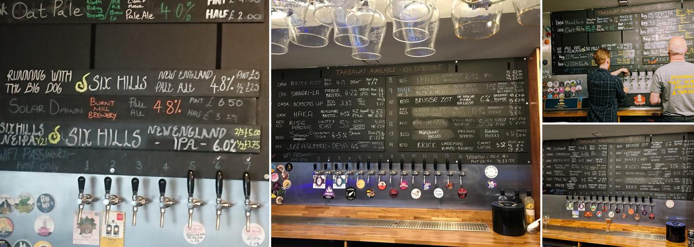 The Broken Seal Tap Room Menu