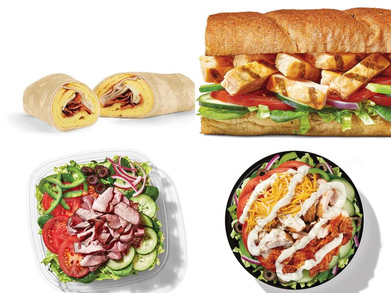 Subway Menu