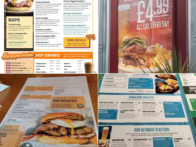 The Two Brothers Menu