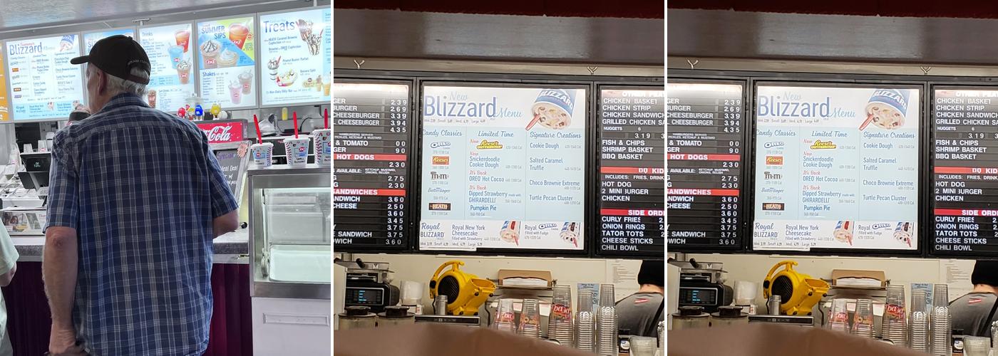 Dairy Queen Menu