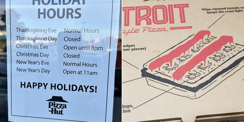 Pizza Hut Menu
