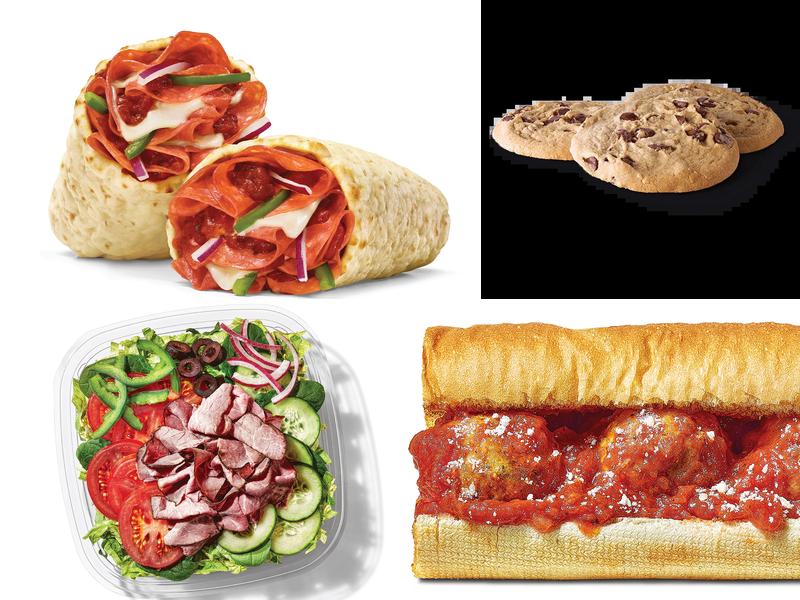 Subway Menu