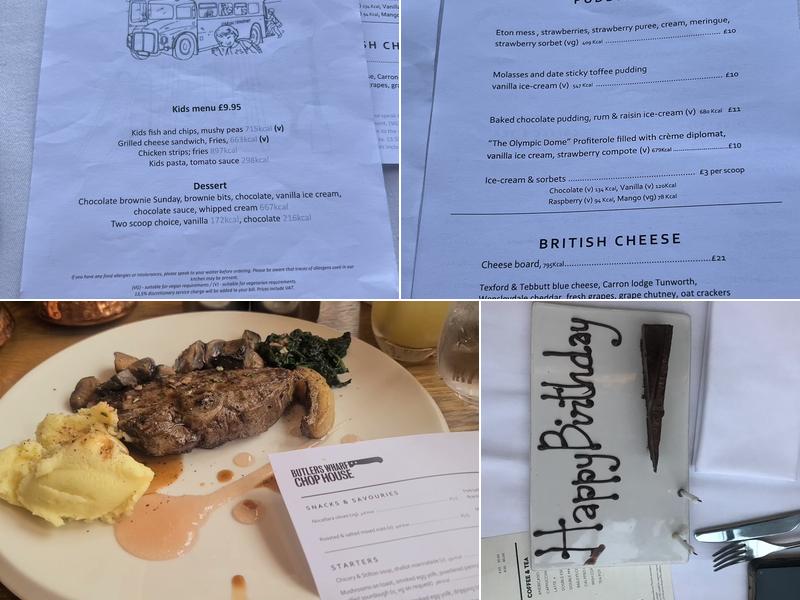 Butlers Wharf Chop House Menu