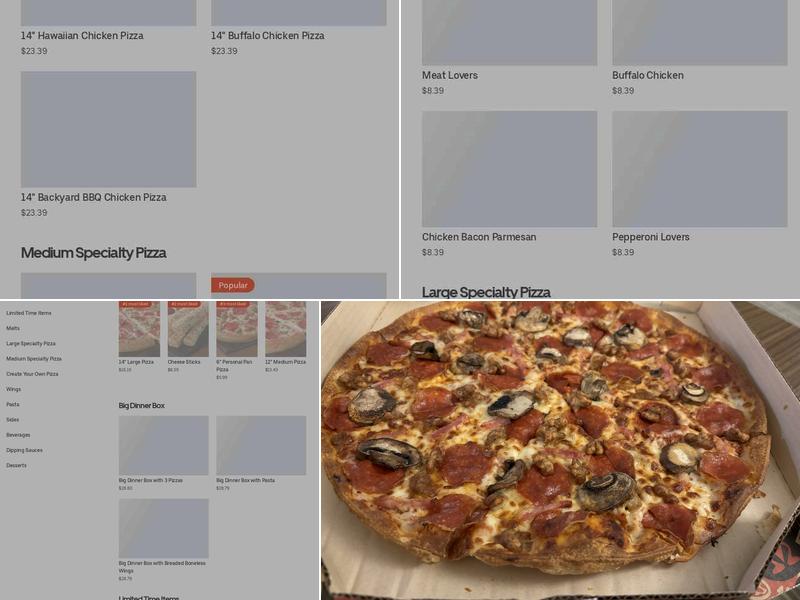 Pizza Hut Menu