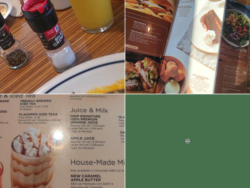 IHOP Menu