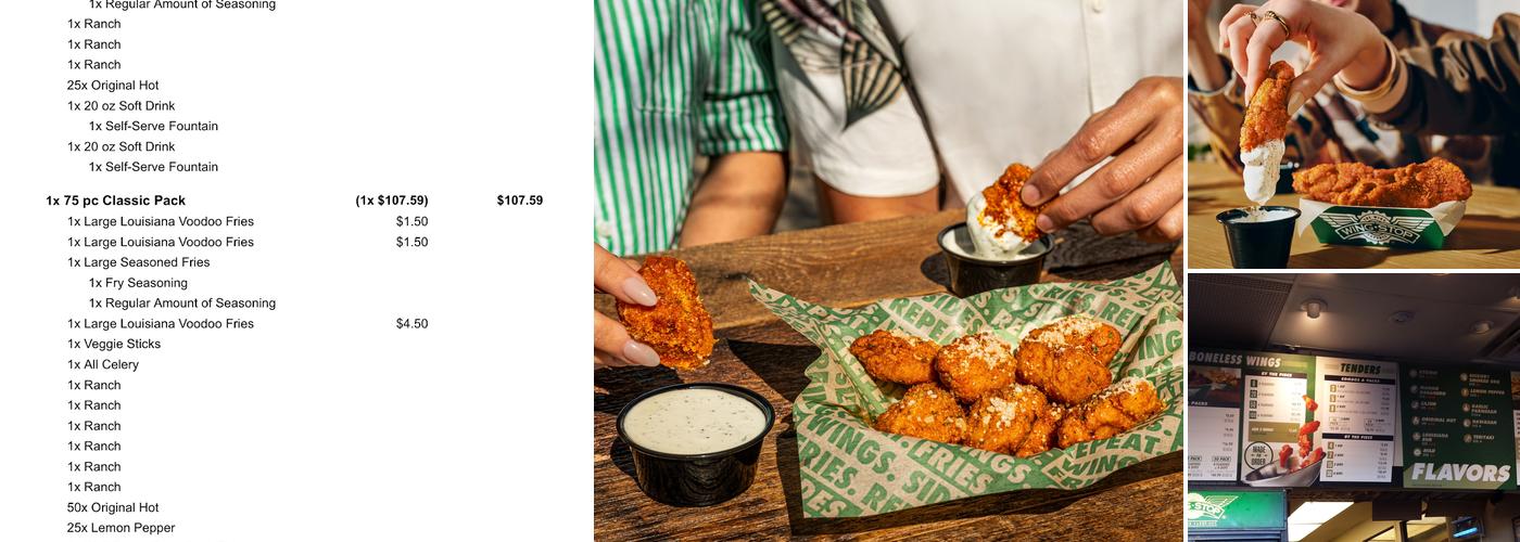 Wingstop Menu