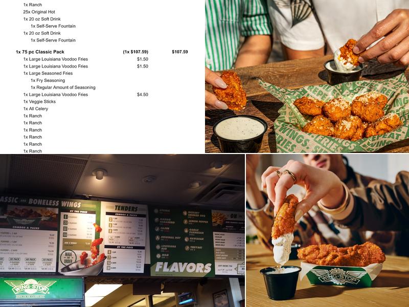 Wingstop Menu