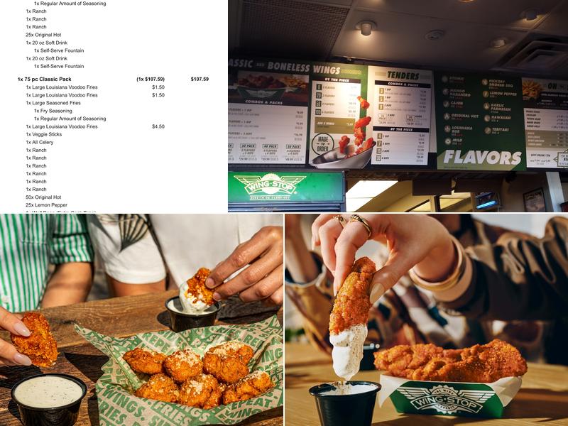 Wingstop Menu
