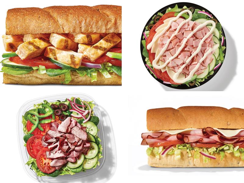 Subway Menu
