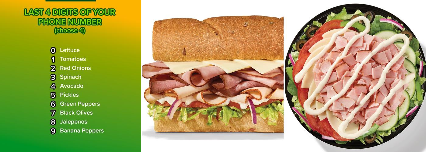 Subway Menu