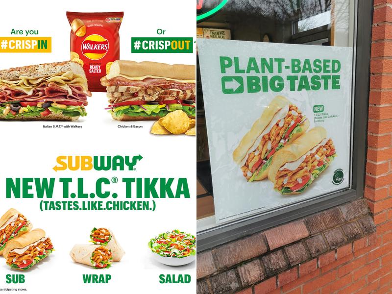 Subway Menu