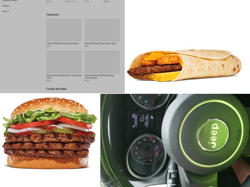 Burger King Menu