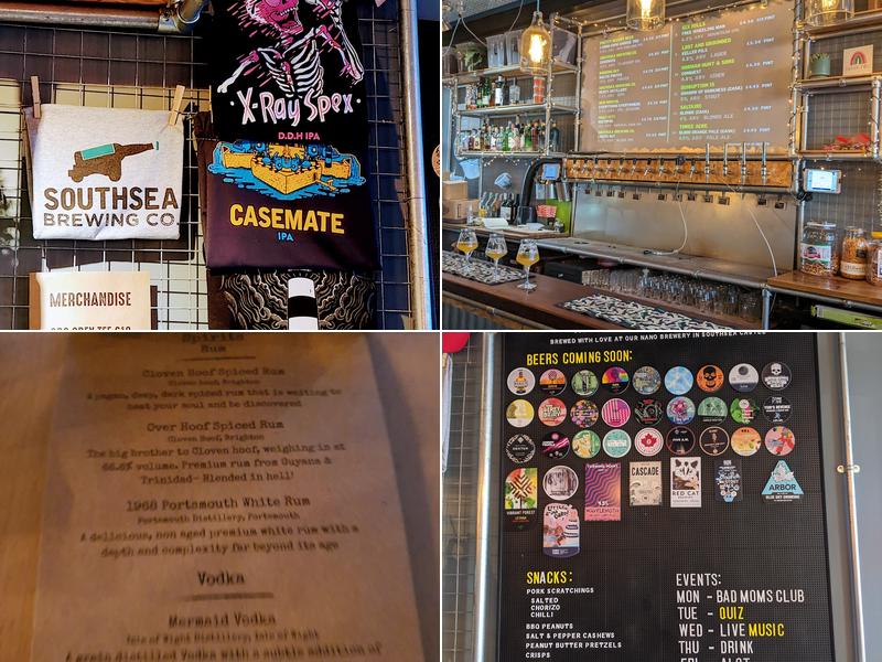 The Brewers Tap Menu