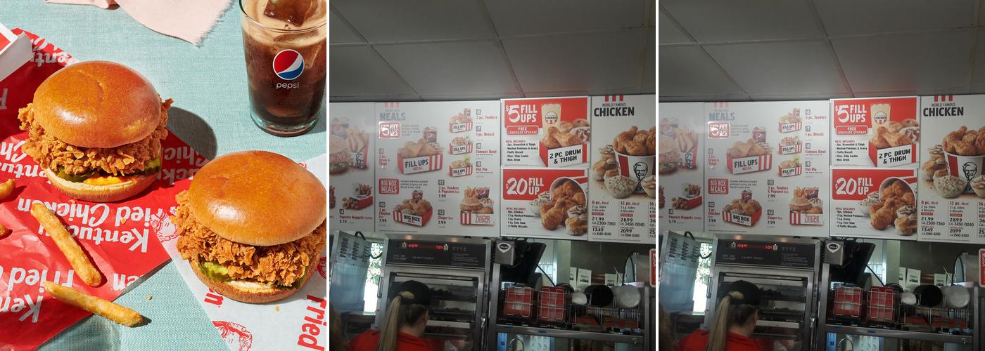 KFC Menu