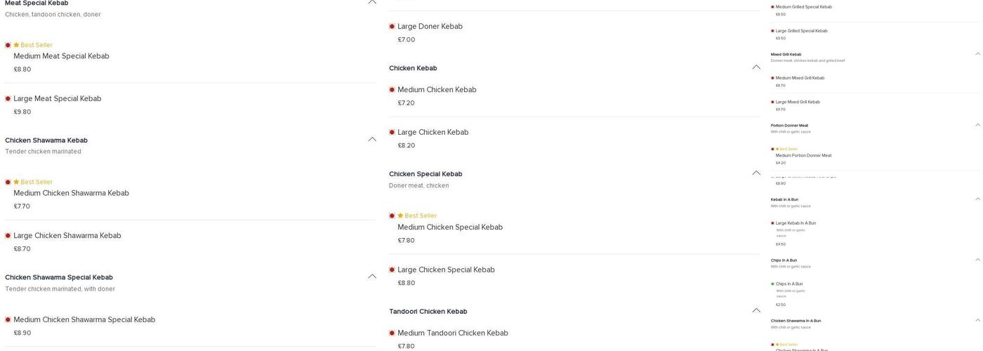 Peppino’s Pizza Menu