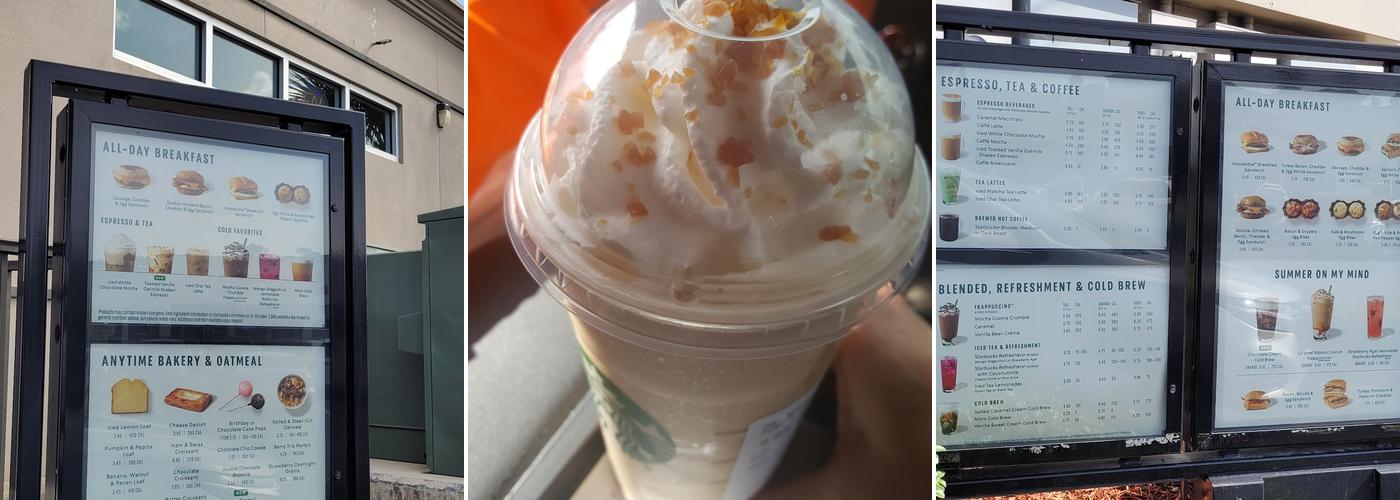 Starbucks Menu