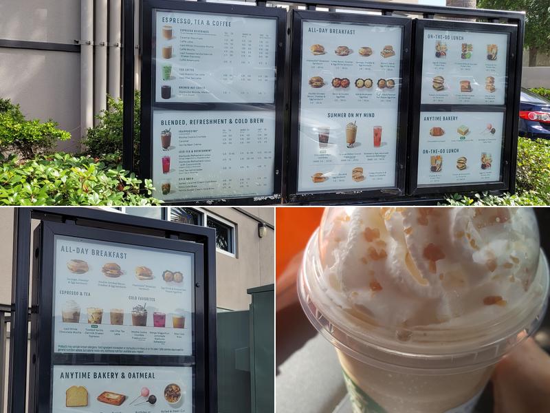Starbucks Menu